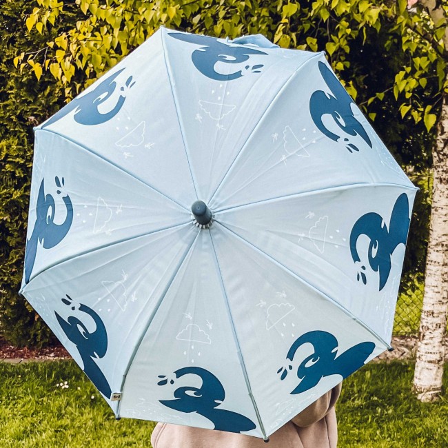 Parasol przeciwdeszczowy FOLLOW the duck - Dusty blue