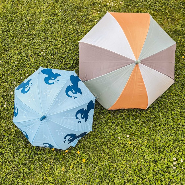 Parasol przeciwdeszczowy FOLLOW the duck - Dusty blue
