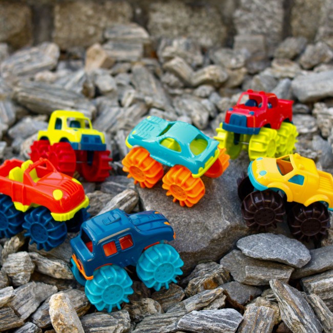 Zestaw 6 Monster Trucków B. Toys - Thunder Monster - Monster Trucks