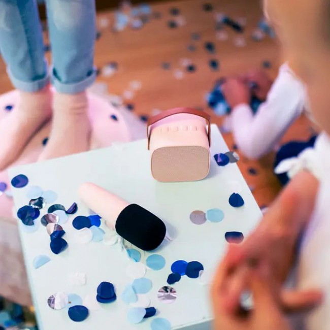 Bezprzewodowy zestaw do karaoke Lalarma - Rose