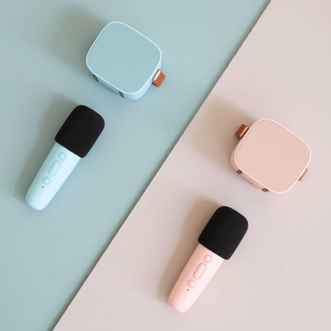 Bezprzewodowy zestaw do karaoke Lalarma - Rose