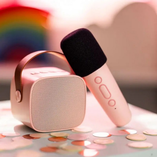 Bezprzewodowy zestaw do karaoke Lalarma - Rose