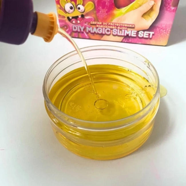 Zestaw DIY TUBAN slime zmieniający kolor - Pink XL