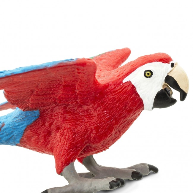 Figurka Safari Ltd. - Papuga Zielonoskrzydła Ara