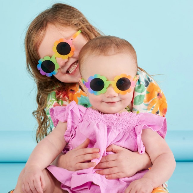 Okularki przeciwsłoneczne z polaryzacją Flower Babiators od 3 do 5 lat - Flower Power