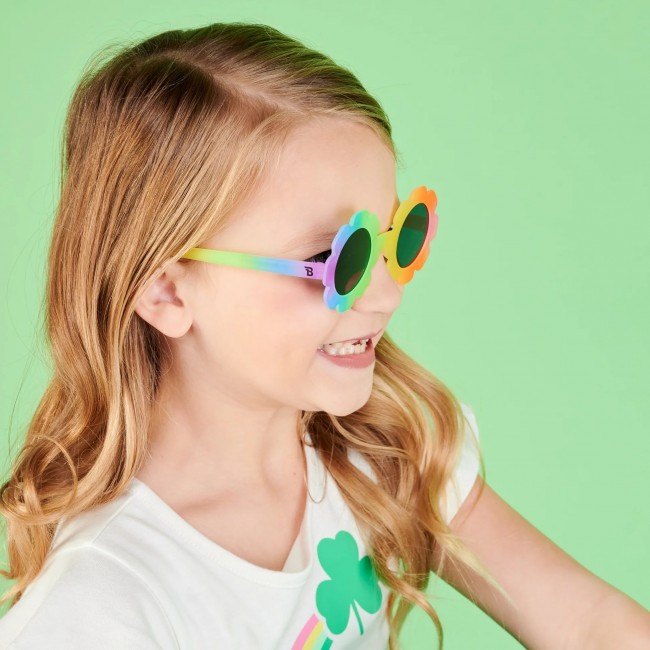 Okularki przeciwsłoneczne z polaryzacją Flower Babiators od 3 do 5 lat - Flower Power