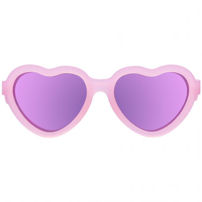 Okularki przeciwsłoneczne z polaryzacją Hearts Babiators od 3 do 5 lat - Frosted Pink