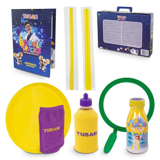 Zestaw eksperymentów Bubble Tricks TUBAN - 10 bańkowych sztuczek