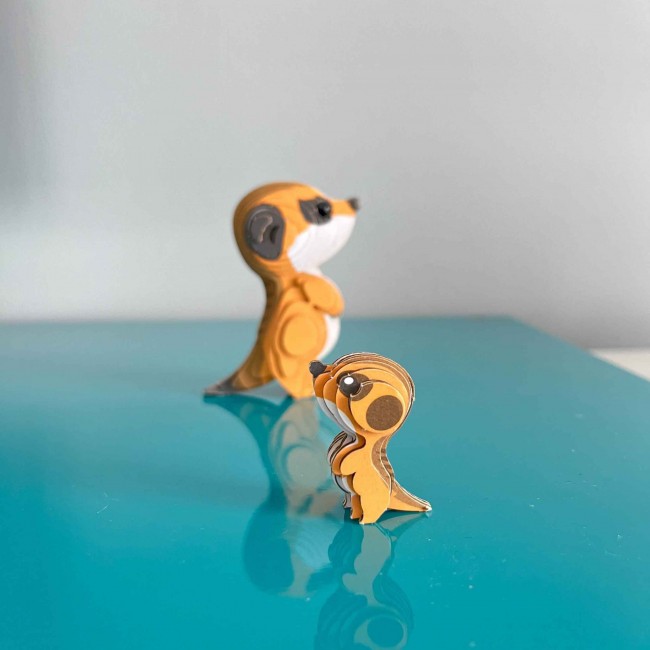 Eko Układanka 3D Eugy - Surykatka
