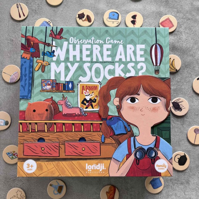 Gra obserwacyjna Londji - Where are my socks?