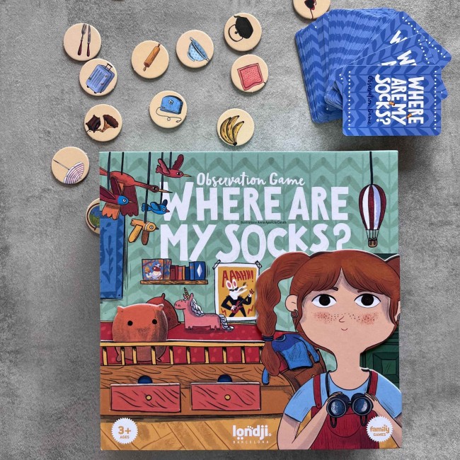 Gra obserwacyjna Londji - Where are my socks?