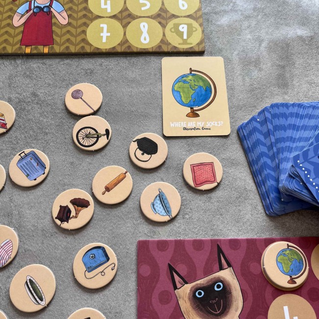 Gra obserwacyjna Londji - Where are my socks?