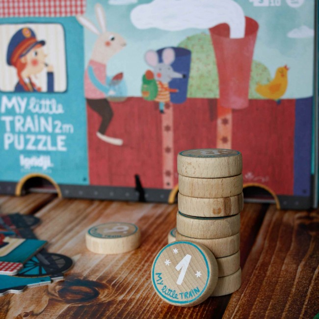 Puzzle dla dzieci Londji - Mój Mały Pociąg