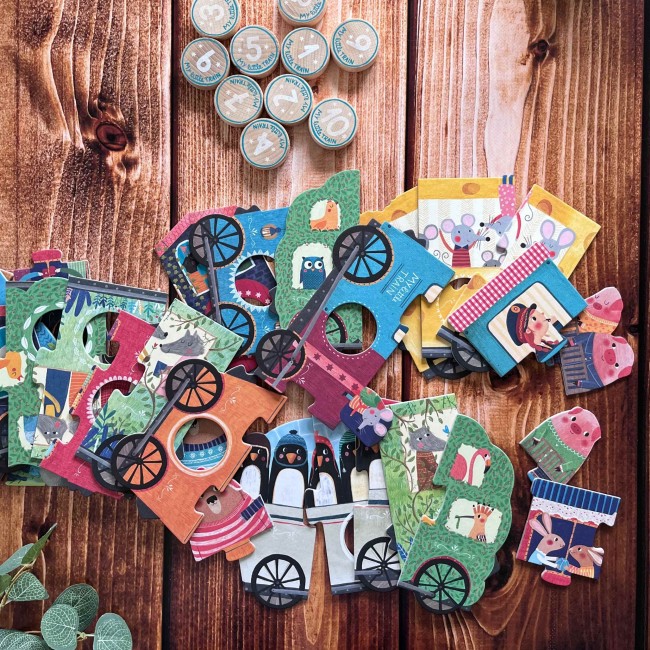 Puzzle dla dzieci Londji - Mój Mały Pociąg