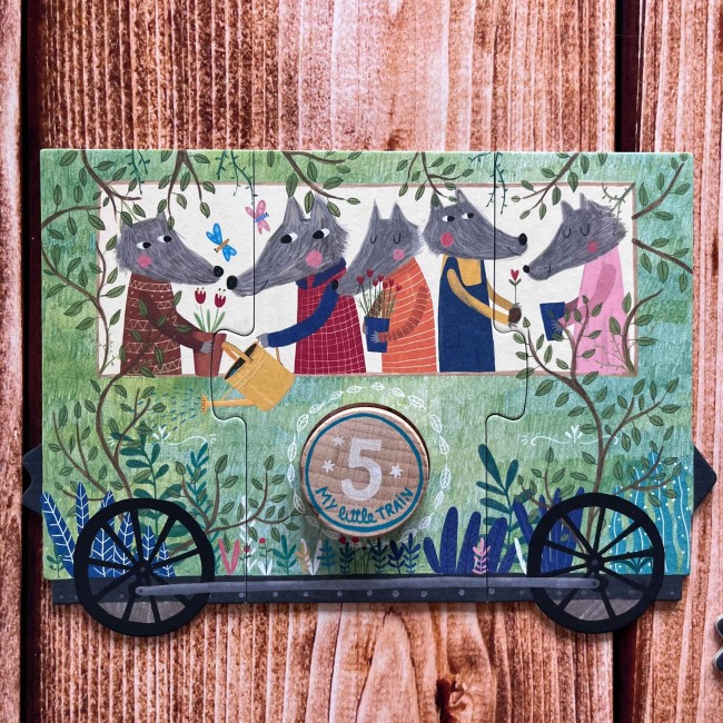 Puzzle dla dzieci Londji - Mój Mały Pociąg