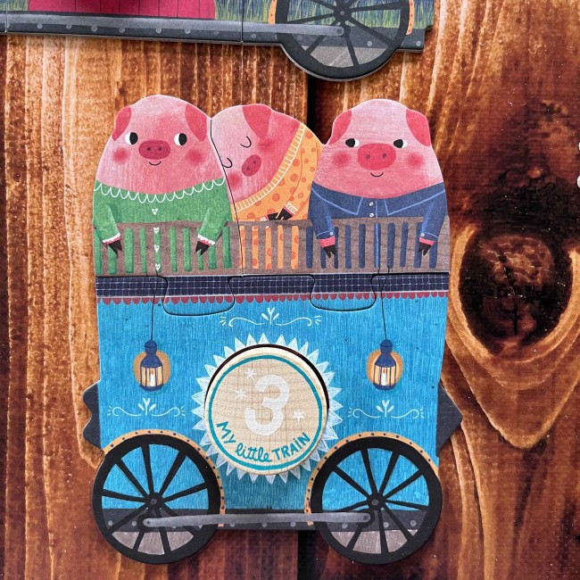 Puzzle dla dzieci Londji - Mój Mały Pociąg