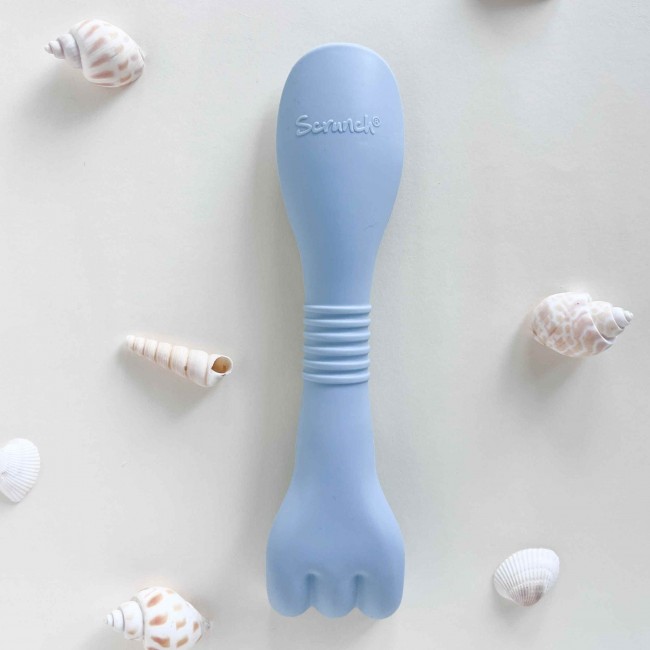 Grabki i łopatka 2w1 Scrunch - Błękitny