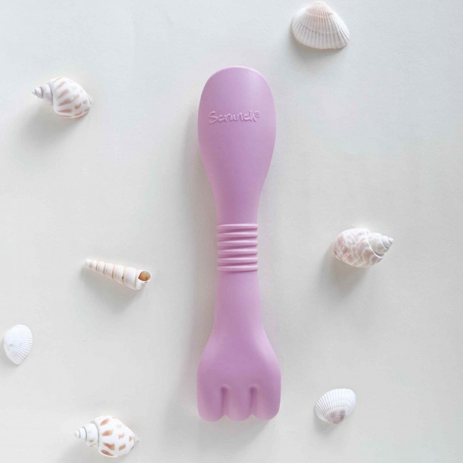 Grabki i łopatka 2w1 Scrunch - Pudrowy róż