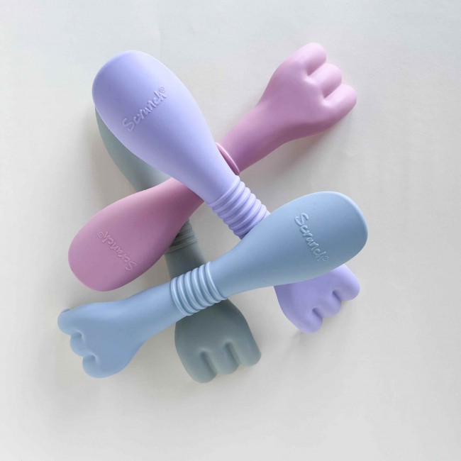 Grabki i łopatka 2w1 Scrunch - Lila