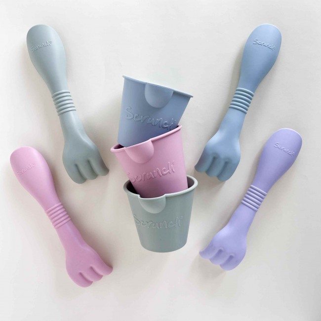 Grabki i łopatka 2w1 Scrunch - Lila