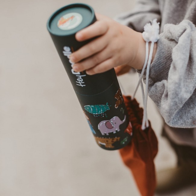 Mała mata silikonowa do wielokrotnego kolorowania HeyDoodle - Dinozaury