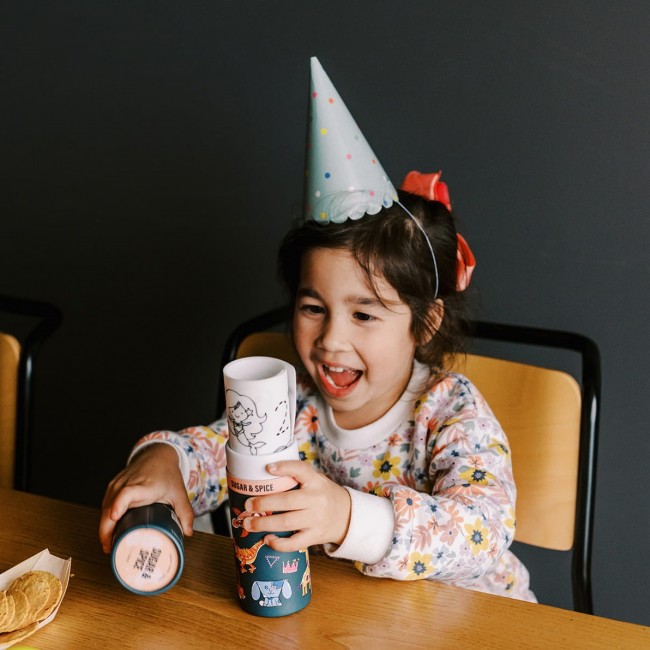 Mała mata silikonowa do wielokrotnego kolorowania HeyDoodle - Dinozaury