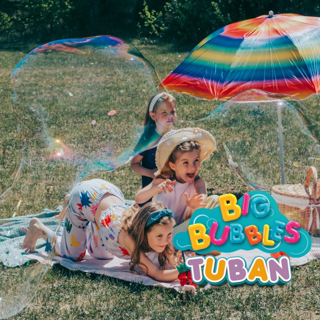 Płyn do dużych baniek mydlanych TUBAN - 1 l