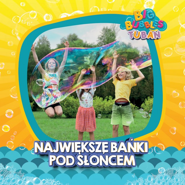 Płyn do dużych baniek mydlanych TUBAN - 1 l