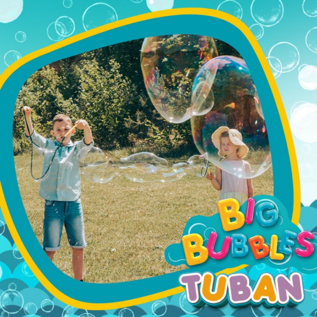 Płyn do dużych baniek mydlanych TUBAN - 1 l