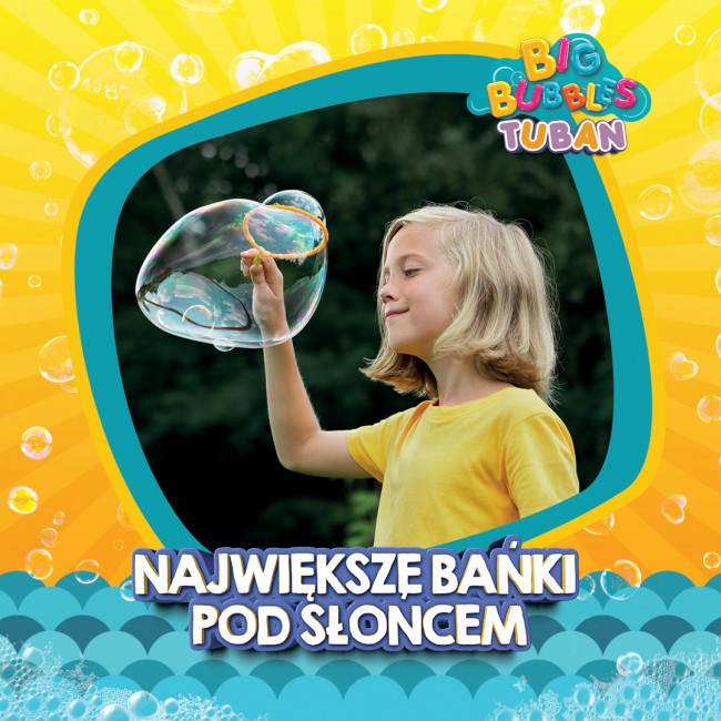 Zestaw do baniek w siatce + płyn Tuban 250 ml
