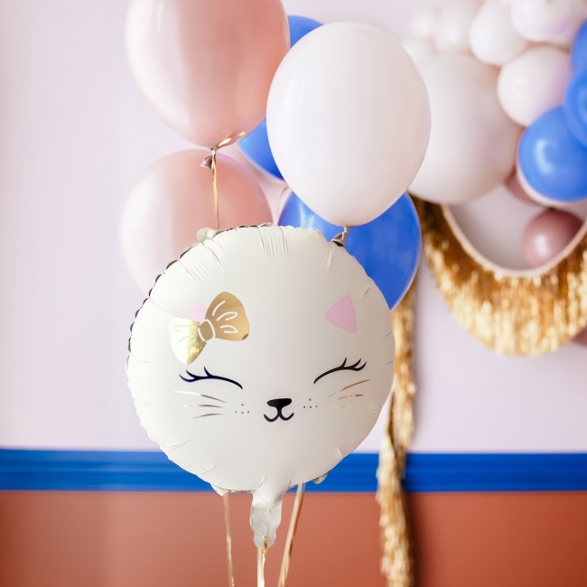 Balon foliowy Party Deco - Kot 45 cm