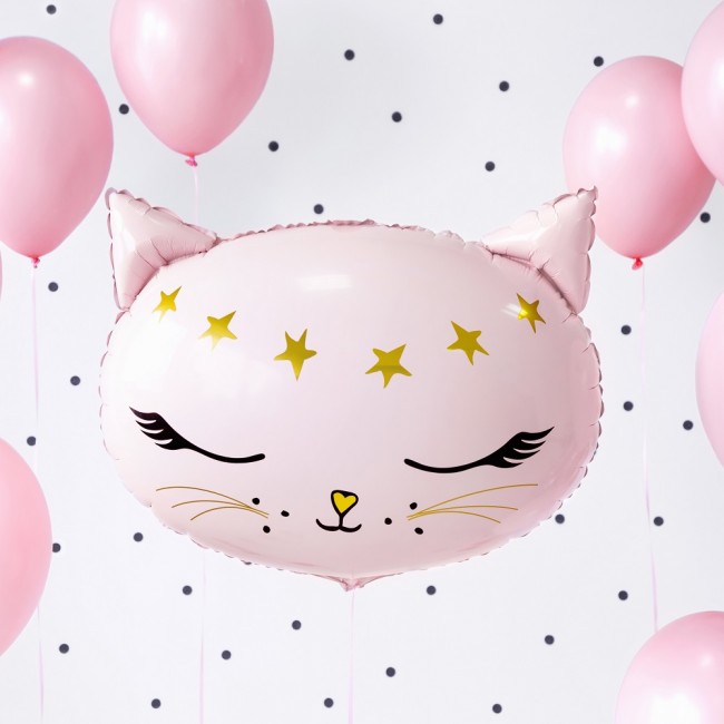 Balon foliowy Party Deco - Kot 48 x 36 cm