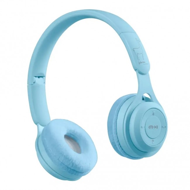 Zestaw do karaoke dla dzieci + bezprzewodowe słuchawki Lalarma - Sky Blue