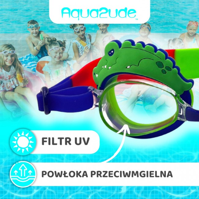 Okulary do pływania Aqua2ude Bling2O - Aligator