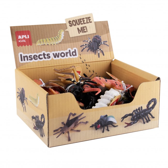 Zestaw gniotków Apli Kids - Insekty 6 szt.