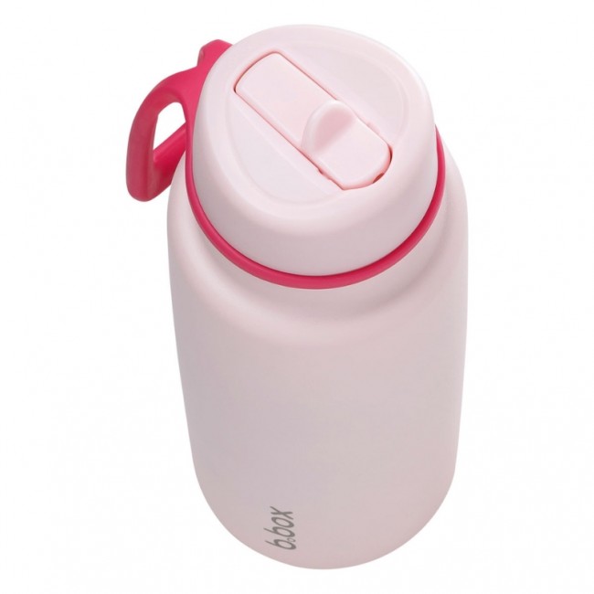 Butelka termiczna ze składanym ustnikiem ze stali nierdzewnej B.box - Pink Paradise 1l