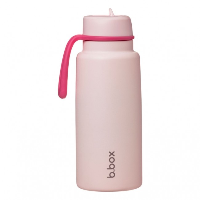 Butelka termiczna ze składanym ustnikiem ze stali nierdzewnej B.box - Pink Paradise 1l