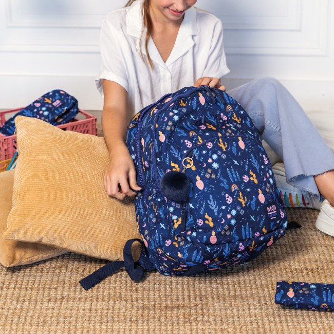 Plecak szkolny trzykomorowy Oslo Miquelrius - Desert 27L