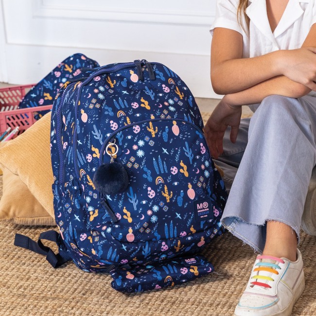 Plecak szkolny trzykomorowy Oslo Miquelrius - Desert 27L