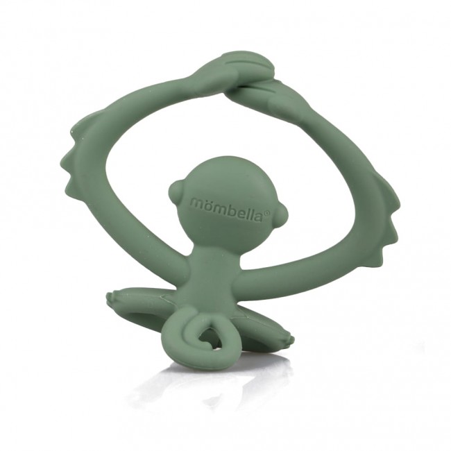 Gryzak Zabawka Mombella - Małpka Light Green