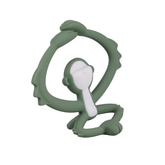 Gryzak Zabawka Mombella - Małpka Light Green