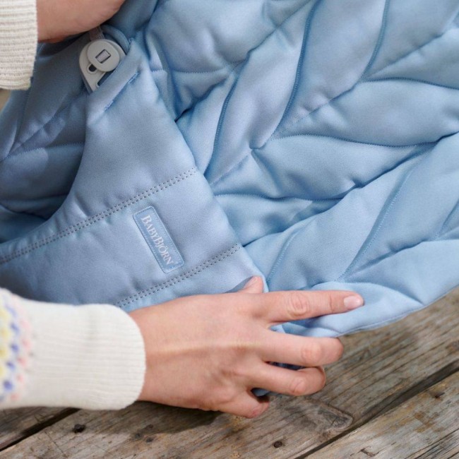 Leżaczek BABYBJORN BLISS WOVEN Petal Quilt - Niebieski