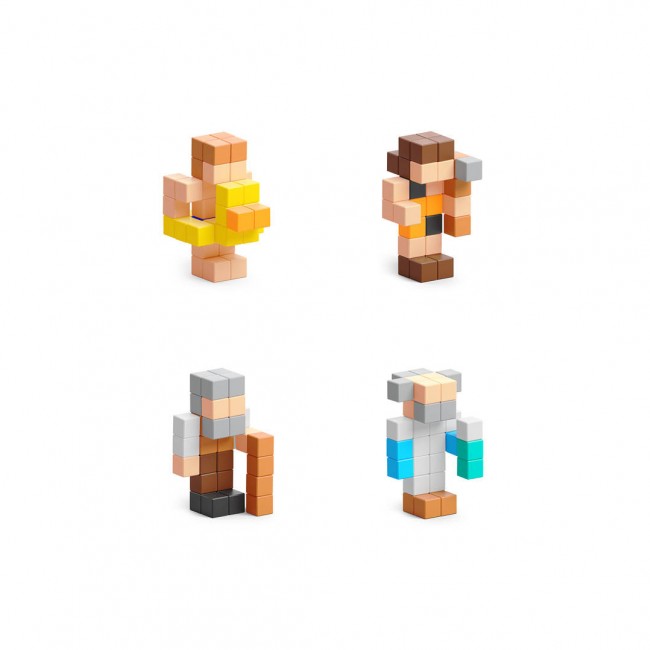 Klocki magnetyczne Pixio - SURPRISE Mini Figures