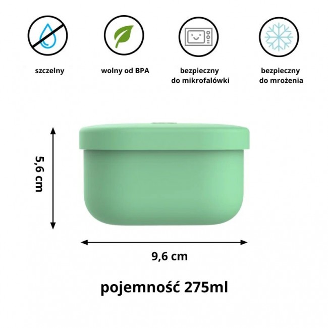 Pojemnik na przekąski do lunchboxa OmieSnack OMIE - Green