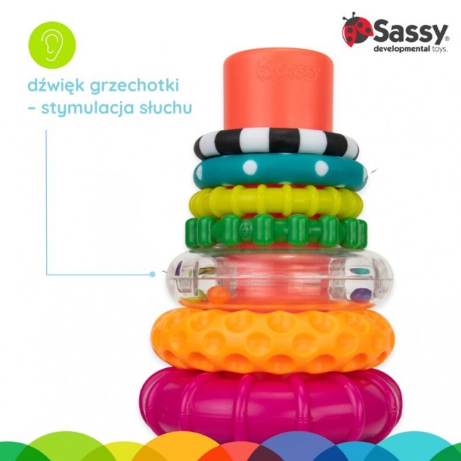 Wieża z krążków STEM Sassy