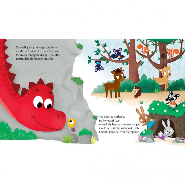 Książka "Chcę być dinozaurem!" wydawnictwo Zielona Sowa