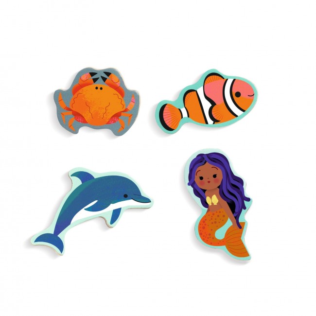 Drewniana układanka Djeco - Ocean