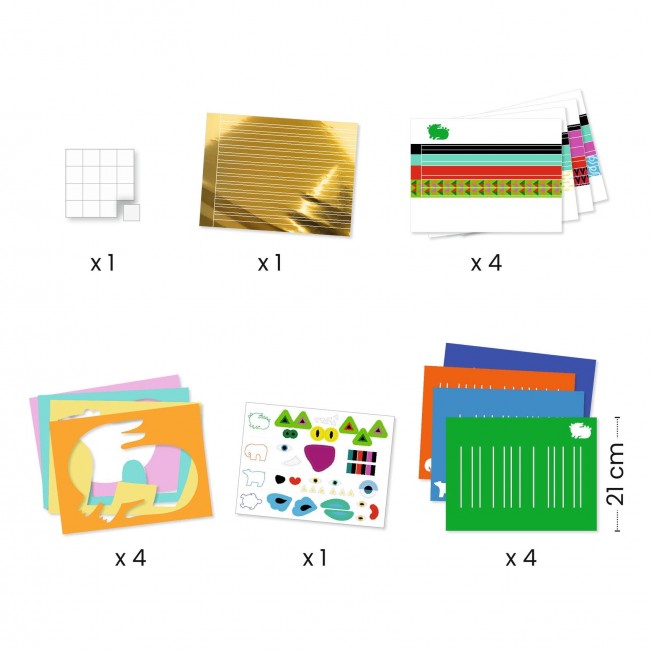 Zestaw artystyczny Djeco - Zaplatanki