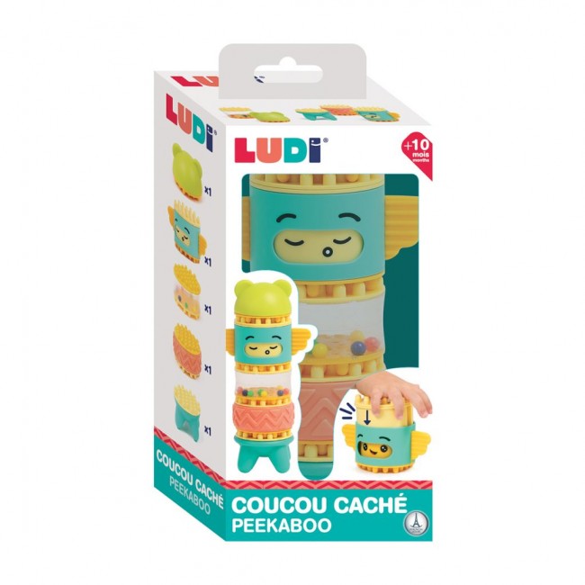 Sensoryczna układanka z niespodzianką LUDI - A kuku!