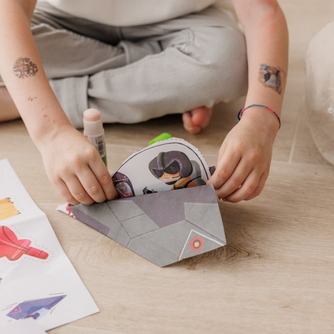 Zestaw kreatywny EASY ORIGAMI Ludattica - Samoloty